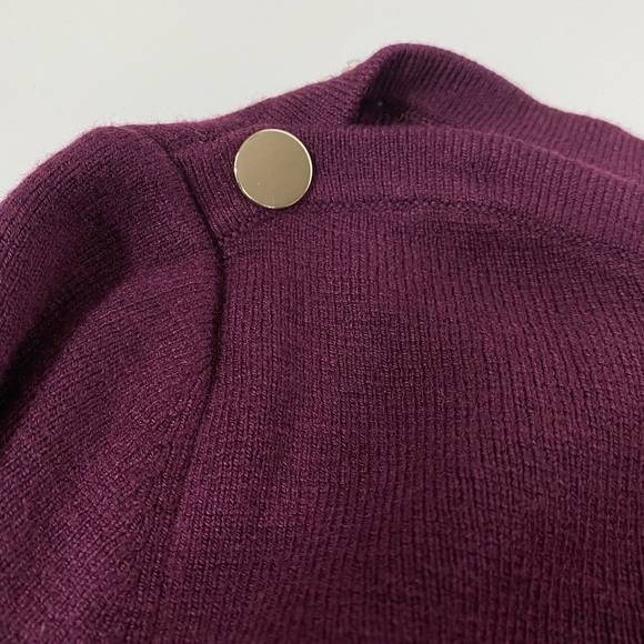 NWT Ann Taylor Purple Long-sleeve Shirt Size Women’s Medium - Picture 9 of 10